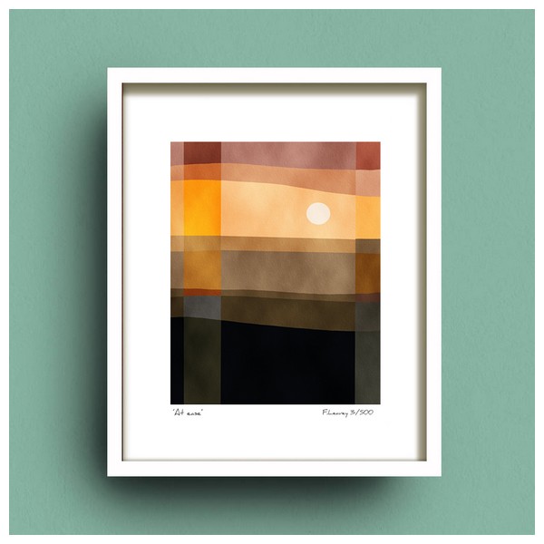 At Ease - Framed Print By Fab Cow