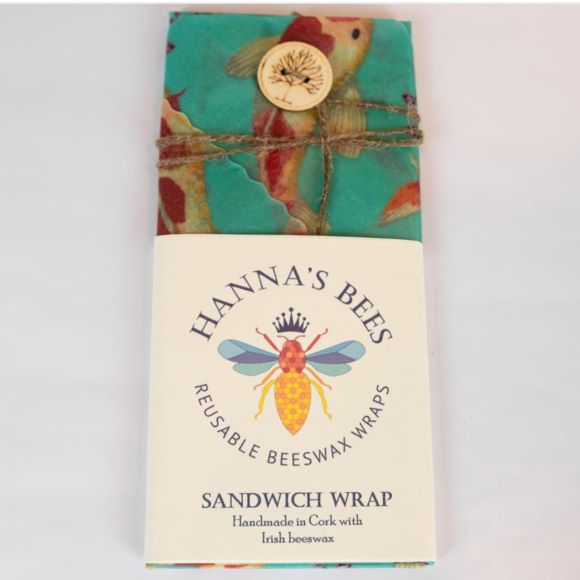 Irish Beeswax Wraps - Sandwich Wrap by Hanna's Bees